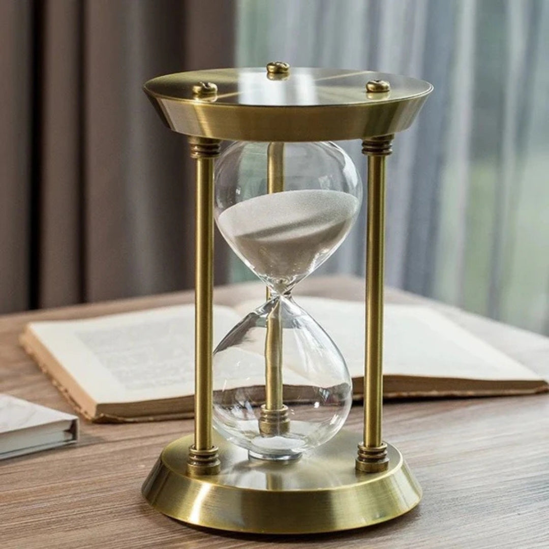 Retro Metal Hourglass