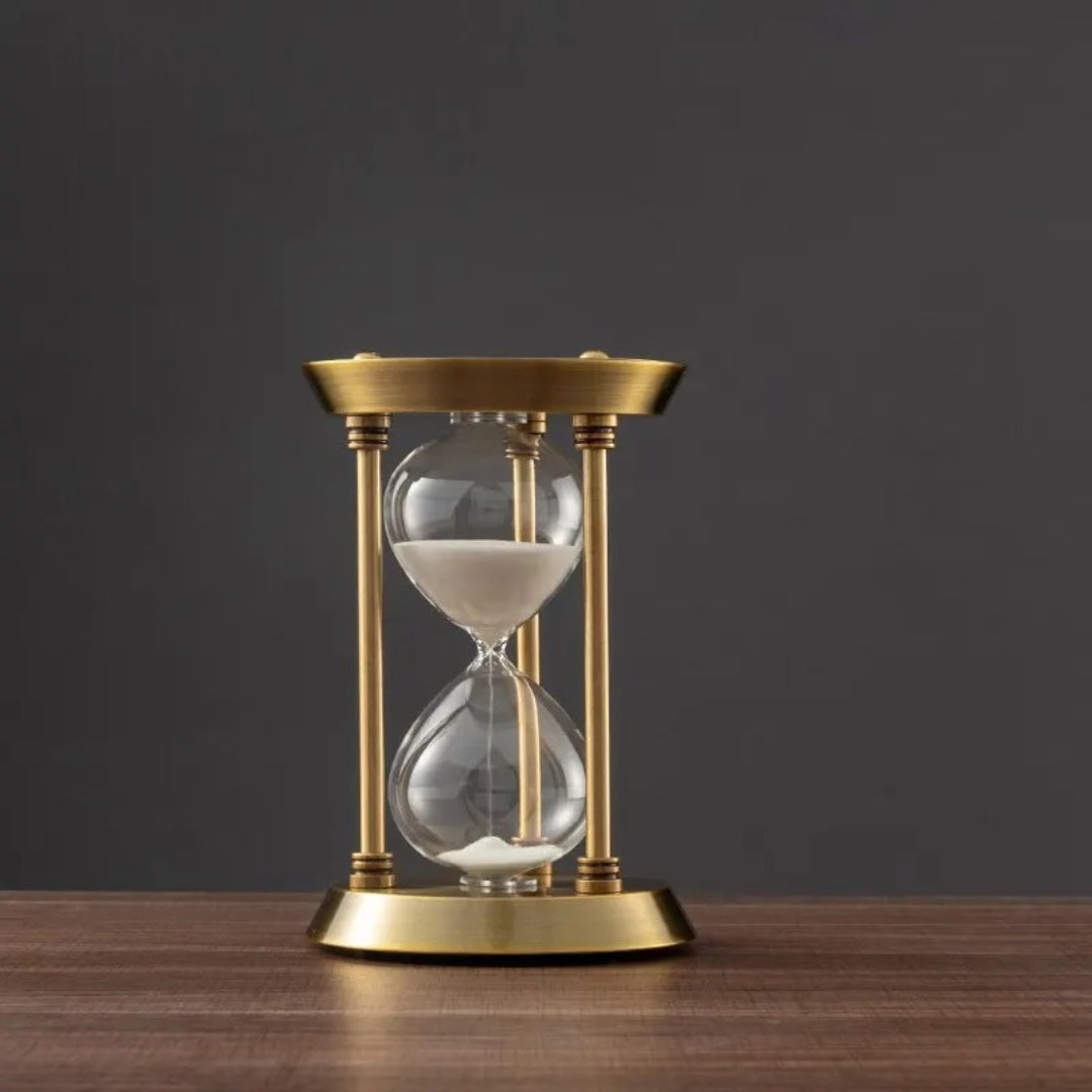Retro Metal Hourglass