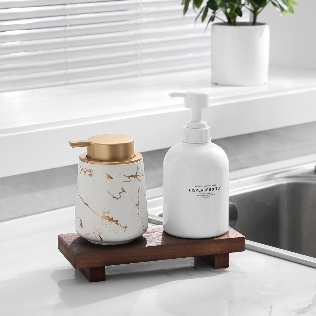 Wooden Bathroom Tray