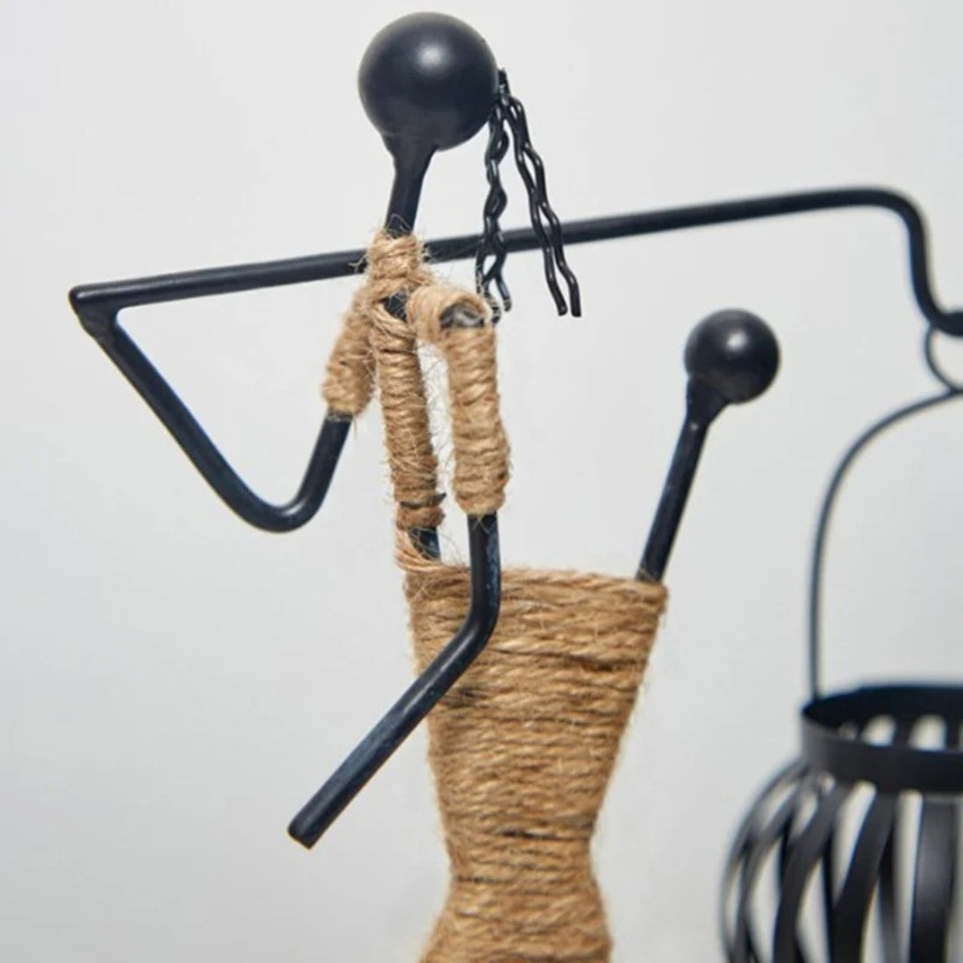 Creative Iron Candle Holder