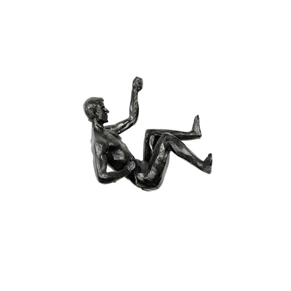 Athlete Rock Climbing Man Resin Statue