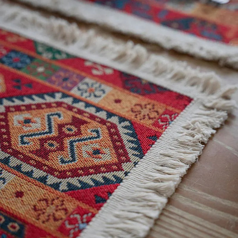 Linen Tassel Table Runner